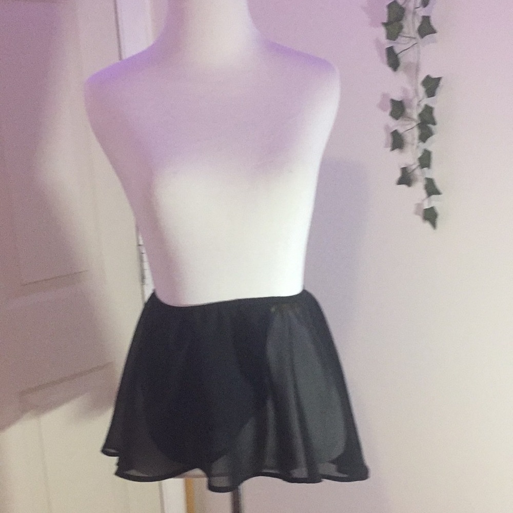 Black ballet skirt